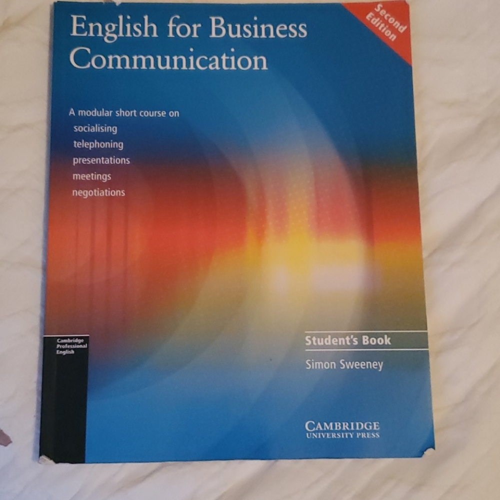 ENGLISH FOR BUSINESS COMMUNICATION